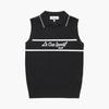 LECOQ GOLF Women'S Hybrid Sleeveless Sweater _Blck Gr222Lkp41