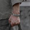 Bracciale da Uomo Retro Intrecciato con Polsino Regolabile Rame Design Largo Artigianale Gioiello da Braccio Unisex Accessori da Polso