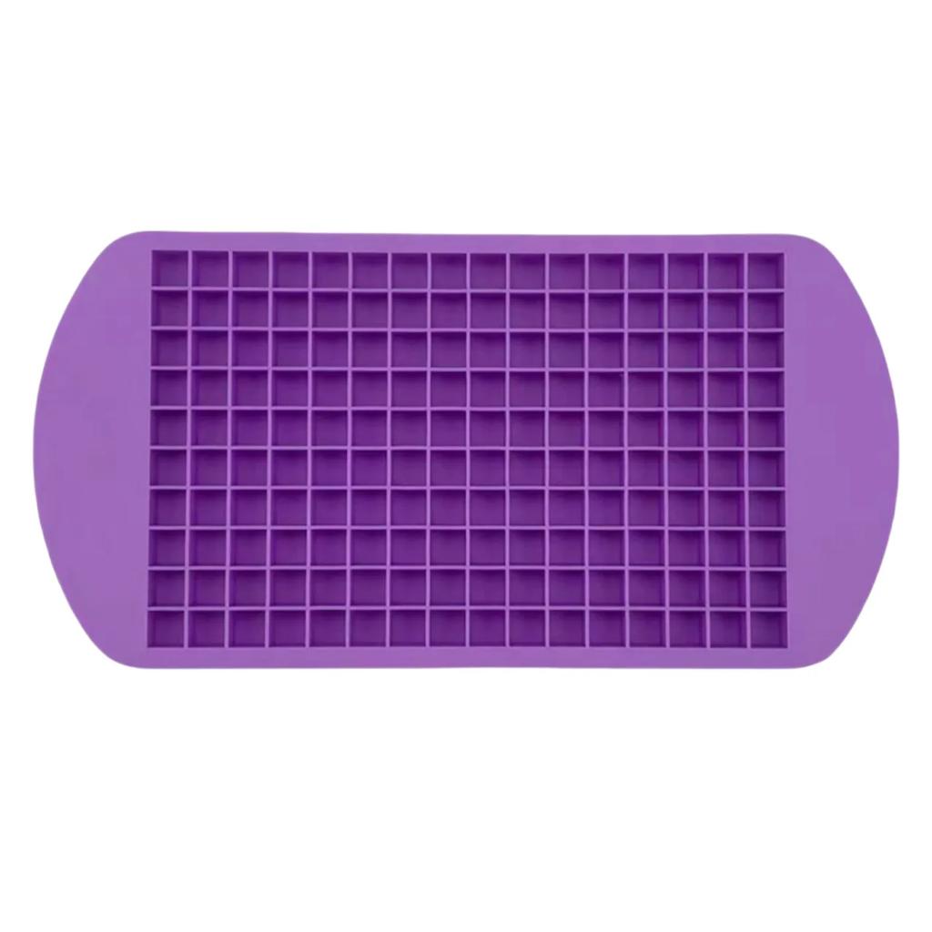 Silicone Mini Ice Cube Trays Small 1cm Stackable Easy Release 160 Crushed Ice Cube Molds Tiny Crushed Ice Cubes Maker Mold