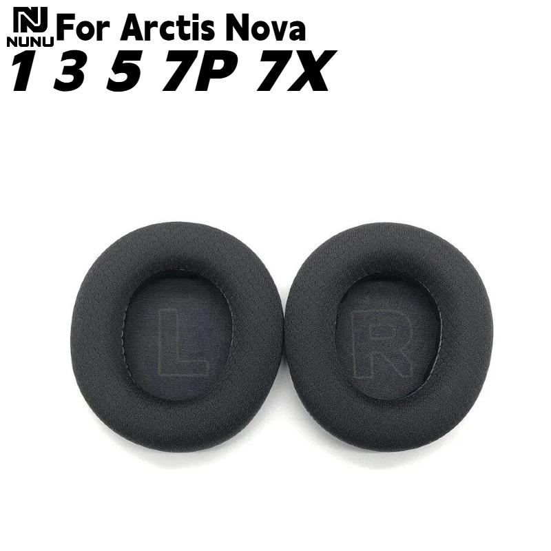 Vervangende Voetbalnet Oorkussentjes Voor Steelseries Arctis Nova 1 3 5 7P 7X Hoofdtelefoon Zachte Geheugenschuimkussentjes/Oorkussentjes reparatieonderdelen