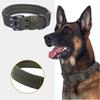 Pet K9 Tactical Dog Collar Adjustable Double Buckle German Shepherd  Training Leash And Collar Set Large Medium Dogs Accessories