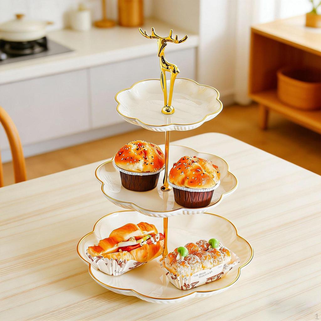 Cake Display Stand, Food Serving Tray, Fruit And Snack Rack For,