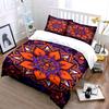 Orange and purple mandalas. Bedding sets Duvet cover sets Duvet covers Pillowcases(1* Duvet Cover 2* Pillowcases without duvet insert)