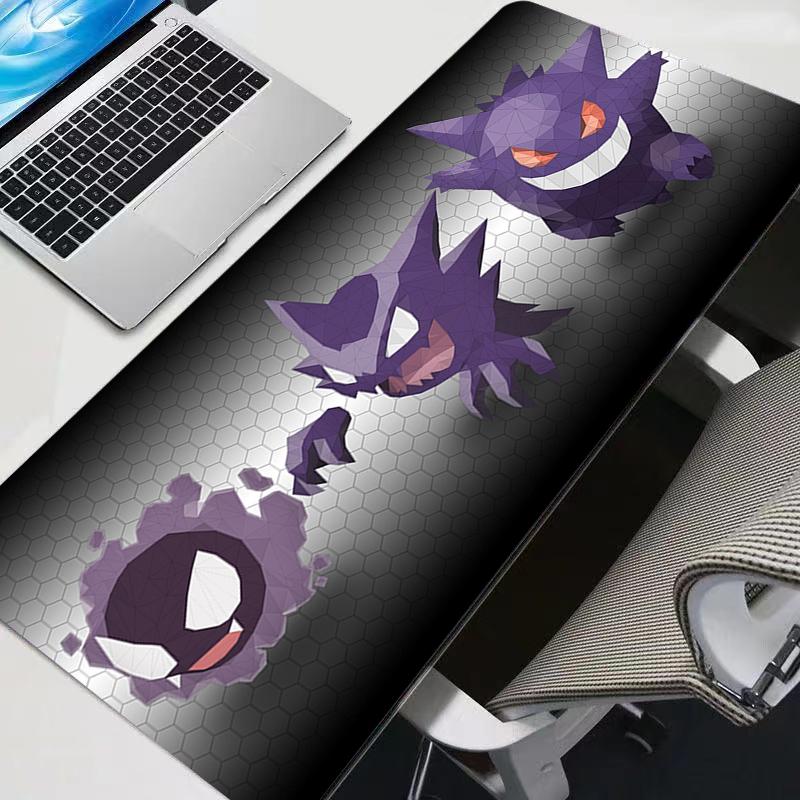 Mouse Pad Gamer Notebook Games High-Quality Mousepad HD Print Keyboard Pad P-Pokemon Gengar Mousepad Mouse Mat Gaming Desk Mat