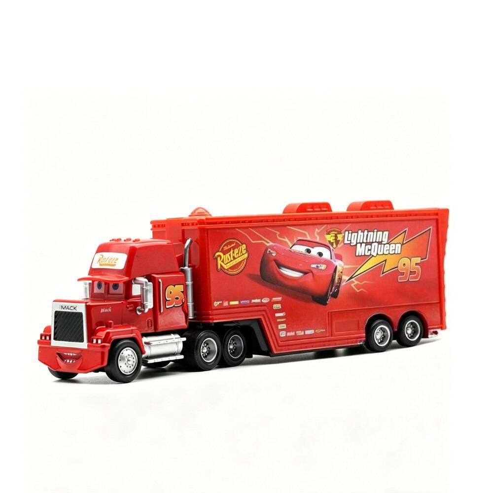 Cars 2 Disney Pixar Racing 3 1 Toy Lightning McQueen Chick Hicks' Hauler The King's Hauler Collection Die Metal Model kids Gift