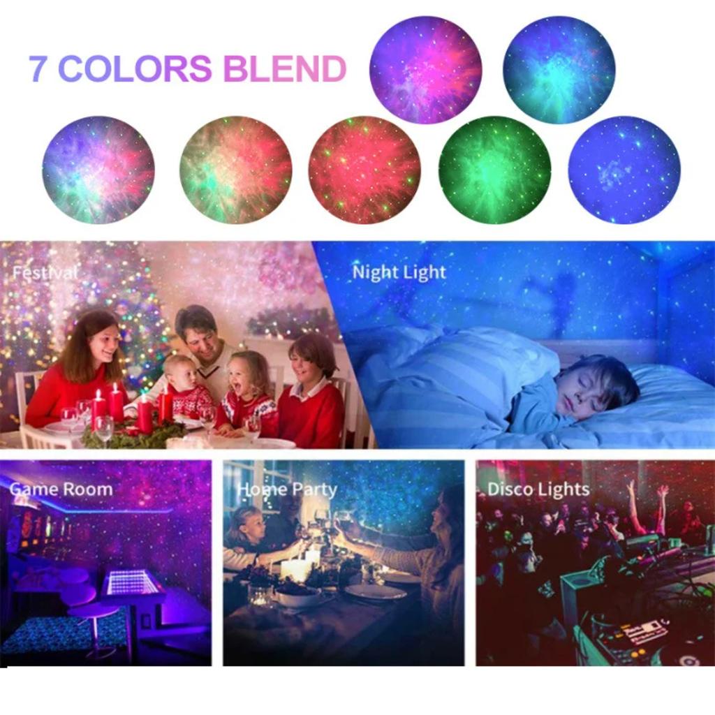 New Enhanced, Innovative Aurora LED Projector with Convenient Timer Remote for a Stunning Night Light Experience. Perfect for Cr
