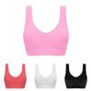 Women Pure Color Plus Size Ultra-thin Large Bra Sports Bra Full Cup Tops For Comfort