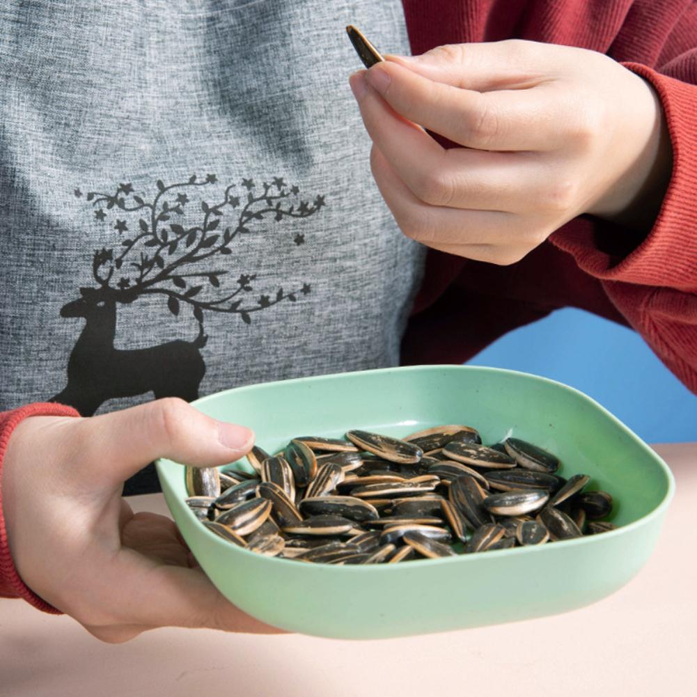 Wheat Straw Tableware Spit Bone Dish Household Plastic Dessert Dishes Dining Garbage Dish Sauce Dish Small Square Plate