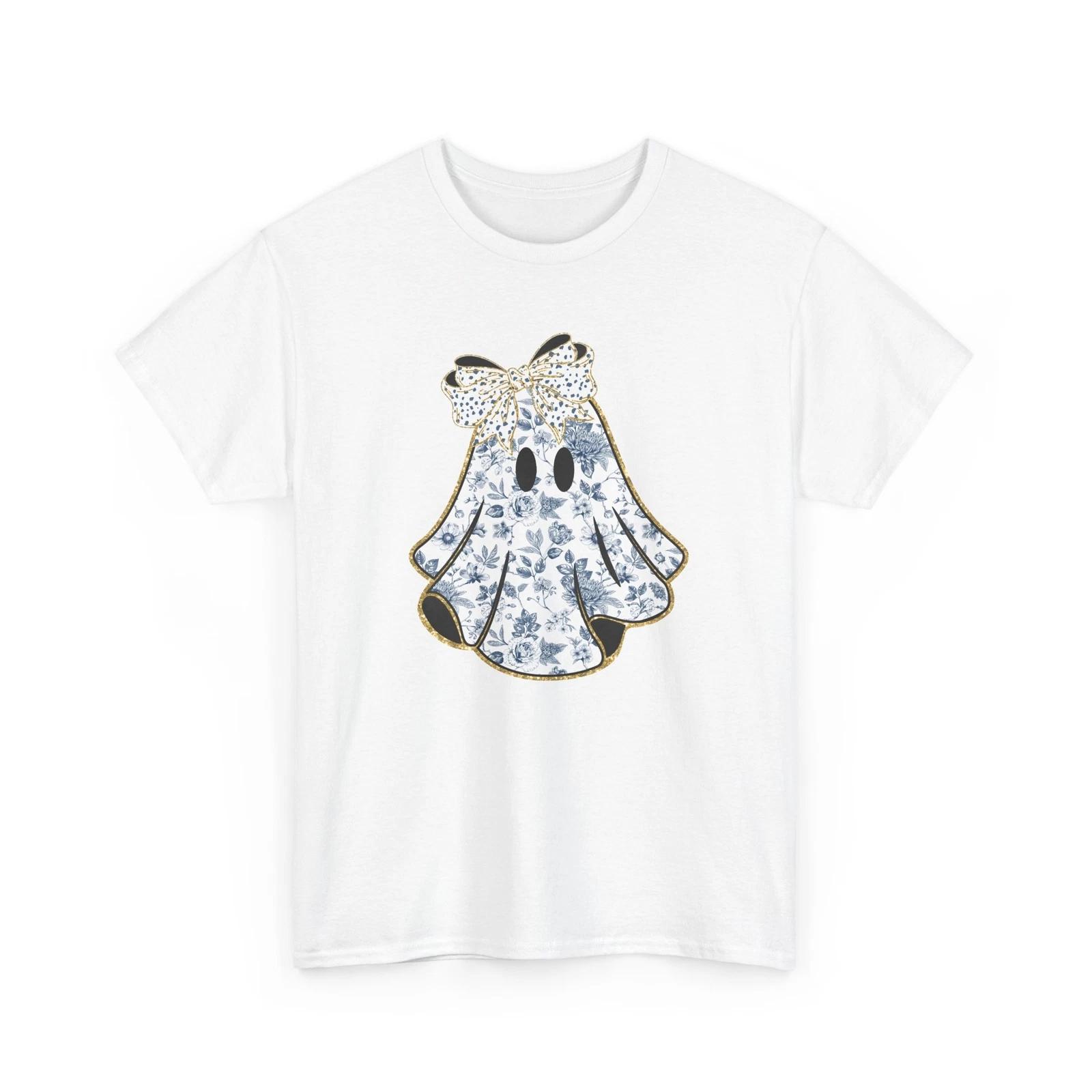 Cute Ghost T-Shirt | Fun Spooky Tee | Perfect Glitter Ghost Shirt 3XL
