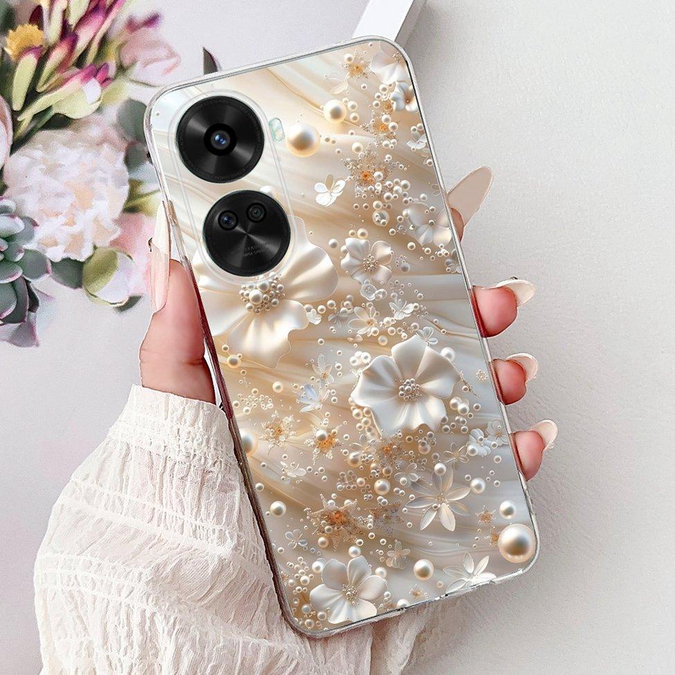 For Huawei Nova 11 SE BON-AL00 Case For Huawei Nova 12 SE Cover BNE-LX1 Luxury Butterfly Love Fashion Flowers Cool Lion Painted