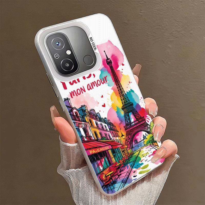 

France Eiffel Tower Paris Shockproof Phone Case for Xiaomi Poco X7 X6 X5 X3 Pro F7 Ultra M8 Redmi 15C 15 14C 13C 12C 10C 13 12 1 Xiaomi Redmi 15 5G