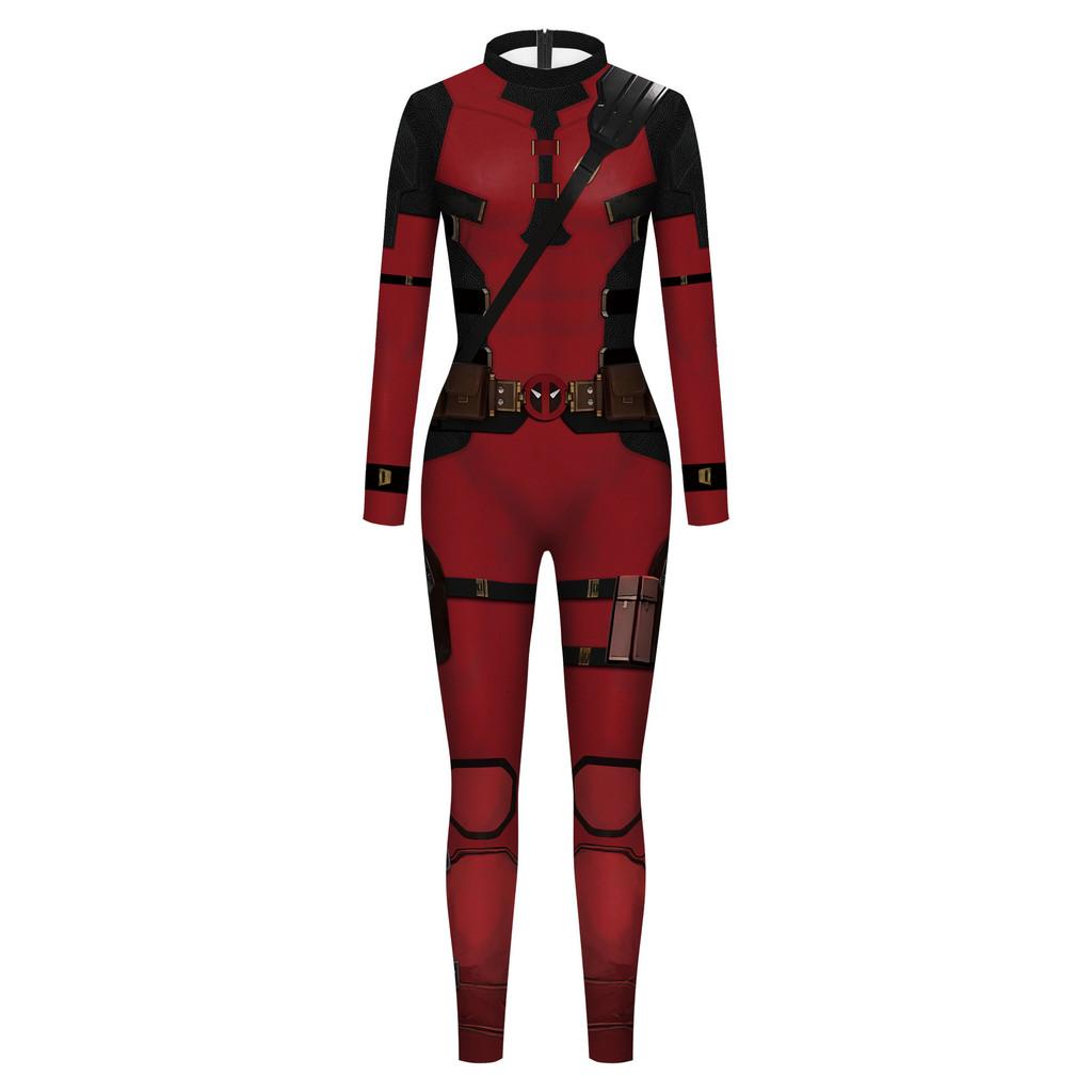 Combinaison Personnage Marvel Deadpool Et Wolverine Pour Halloween Cosplay Costumes Fêtes