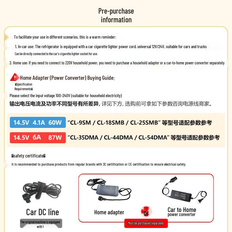 Midea Portable Compressor Car Refrigerator