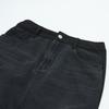 LAP Cotton Front & Back Contrast Denim Long Skirt Aq3Ds863