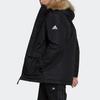 Adidas Utilitas Outdoor Sports Hooded Parka Jacket Men Outerwear Black GT1699