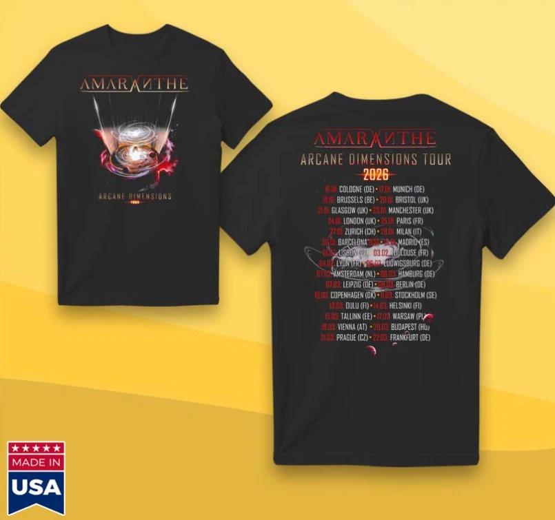 Amaranthe - Кибер Энергия Мировой Тур 2026 Издание - Футболка L