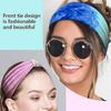Tie-dye Headband Sports Running Bohemian Face Wash Makeup Hair Cross Wide-brimmed Headband Female [