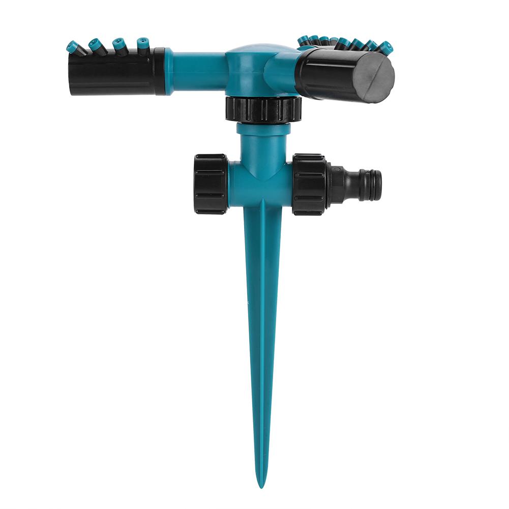 360 degrees  Rotating Lawn Sprinkler with 3 Arms   Automatic Garden Watering Irrigation Tool