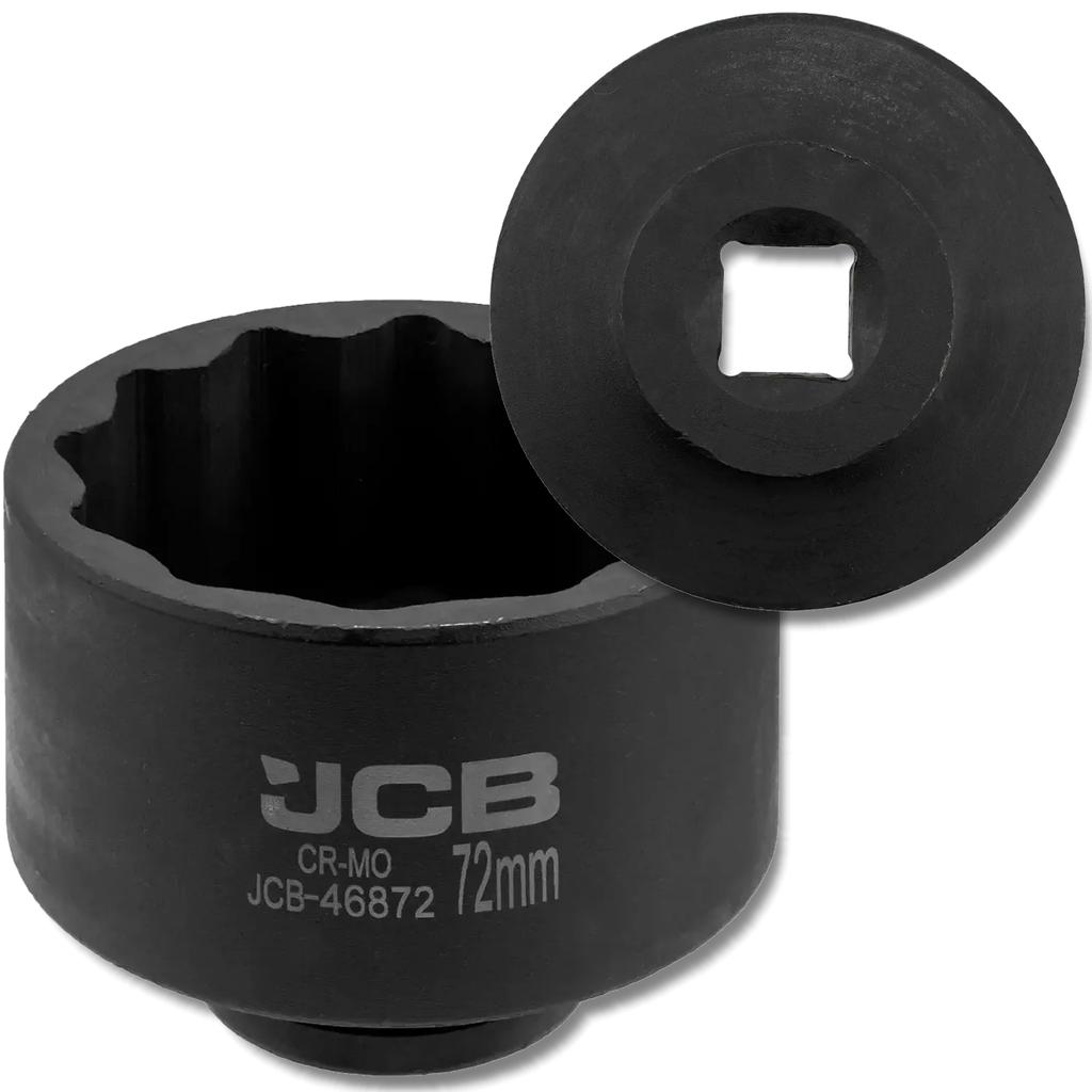JCB Impact Socket 3/4" 72mm 12-Point Cr-Mo Socket Wrench