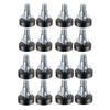 12/24Pcs 1/4" Furniture Leveling Feet Simple Table Chair Leg Levelers Feet  Deak