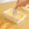 Butter Cutter Box with Lid Clear Lid and Cutter Space-Saving Dustproof Durable Cheese Storage Box For Home Food Storage
