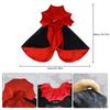 Halloween Pet Costume Pumpkin Hat Vampire Cape Set for Cats Dogs Funny Cosplay Party Dress Up Outfit