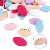 20/50Pcs Soft Sponge False Eyelash Pads Colorful Reusable Makeup Puffs Lash Map Chart Wispy Lashes For Beginner Training