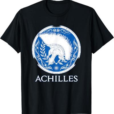 Achilles Greek Warrior Trojan War T-Shirt