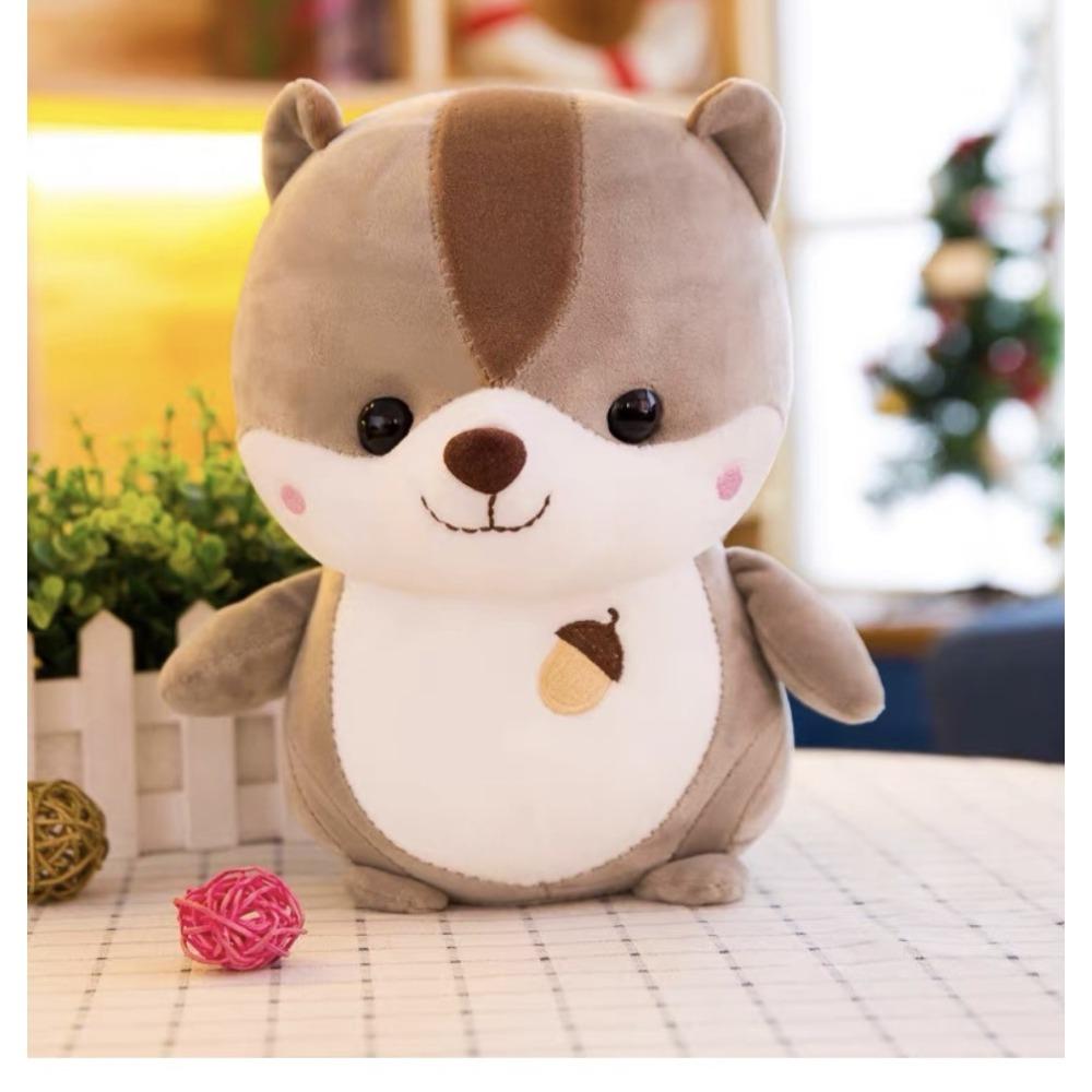 Cute New Squirrel Doll Plush Toy Hamster Doll Grab Doll Send Children Accompany Doll Send Girls