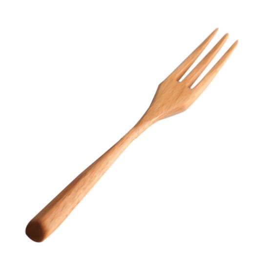 Wooden Spoon Practical Retro Fine Workmanship Japanese Style Anti-slip Fork Cutlery