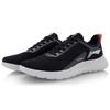 Li Ning Future Run Comfortable Fabric Slip Resistant Abrasion Resistant Low Top Running Shoes Unisex Black ARBQ005-2
