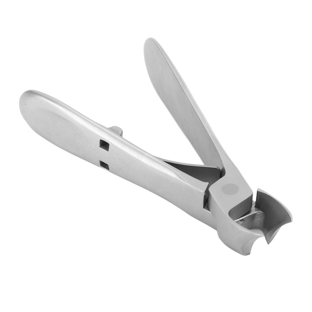 Large Slanted Nail Clipper Stainless Steel Large Opening Cuticle Nipper Bevel Fingernail Trimmer for