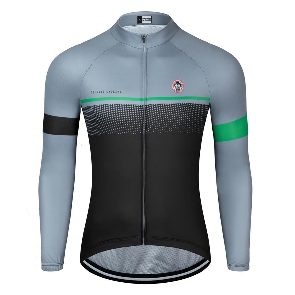 Team Spring /Autumn Cycling Jersey Long Sleeves Men MTB Bicycle Shirt Team Bike Wear Summer Outdoor Quick Dry Clothes Sportswear