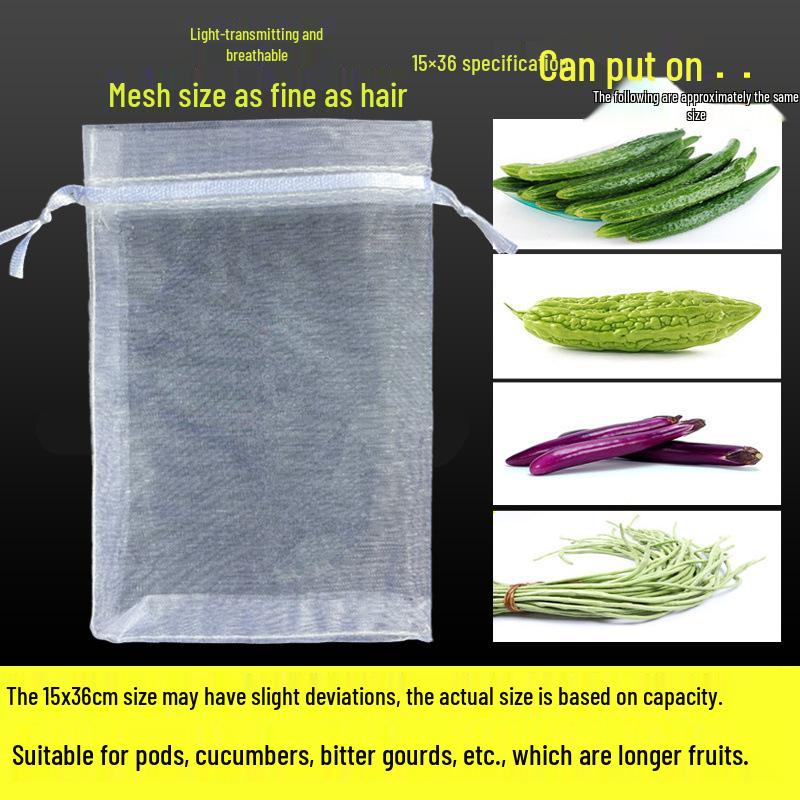 Fruit Tree Bagging: Insect & Bird Proof Mesh Covers for Strawberries, Figs, Pomegranates, Grapes, and Tomatoes