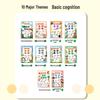Quiet Book: Early Education & Traditional Chinese Character Recognition Sticker Flashcards for Children