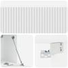 Wall Mounted TV Cabinet Glossy White 98 x 31 x 30 cm