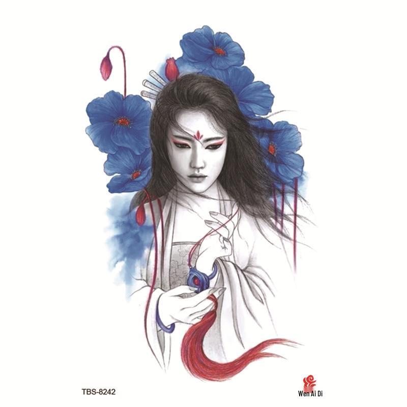 Wasserdichtes Ganzarm Totemsymbol Tattoo Aufkleber Set