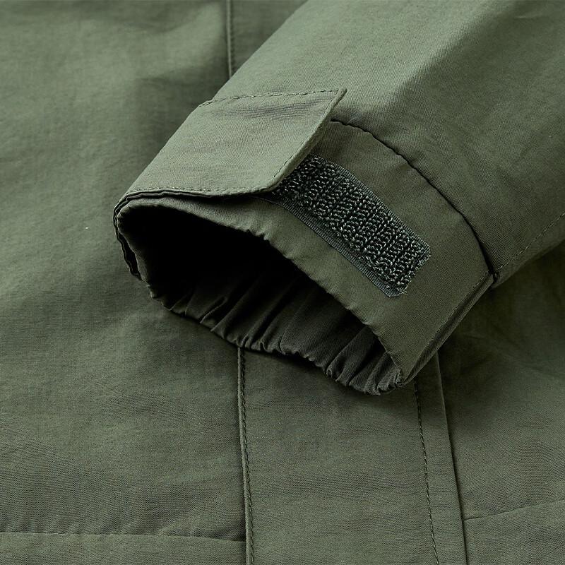 Jeep Men's Detachable Hood Windproof Outdoor Jacket