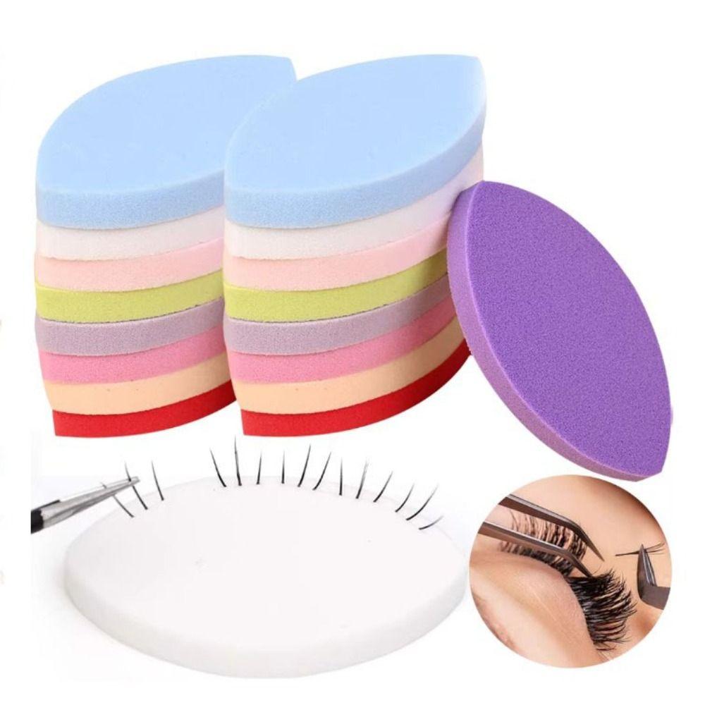 

70Pcs Long-lasting Makeup Sponges Colorful Training Eyelash Extensions Tool Girl 70Pcs
