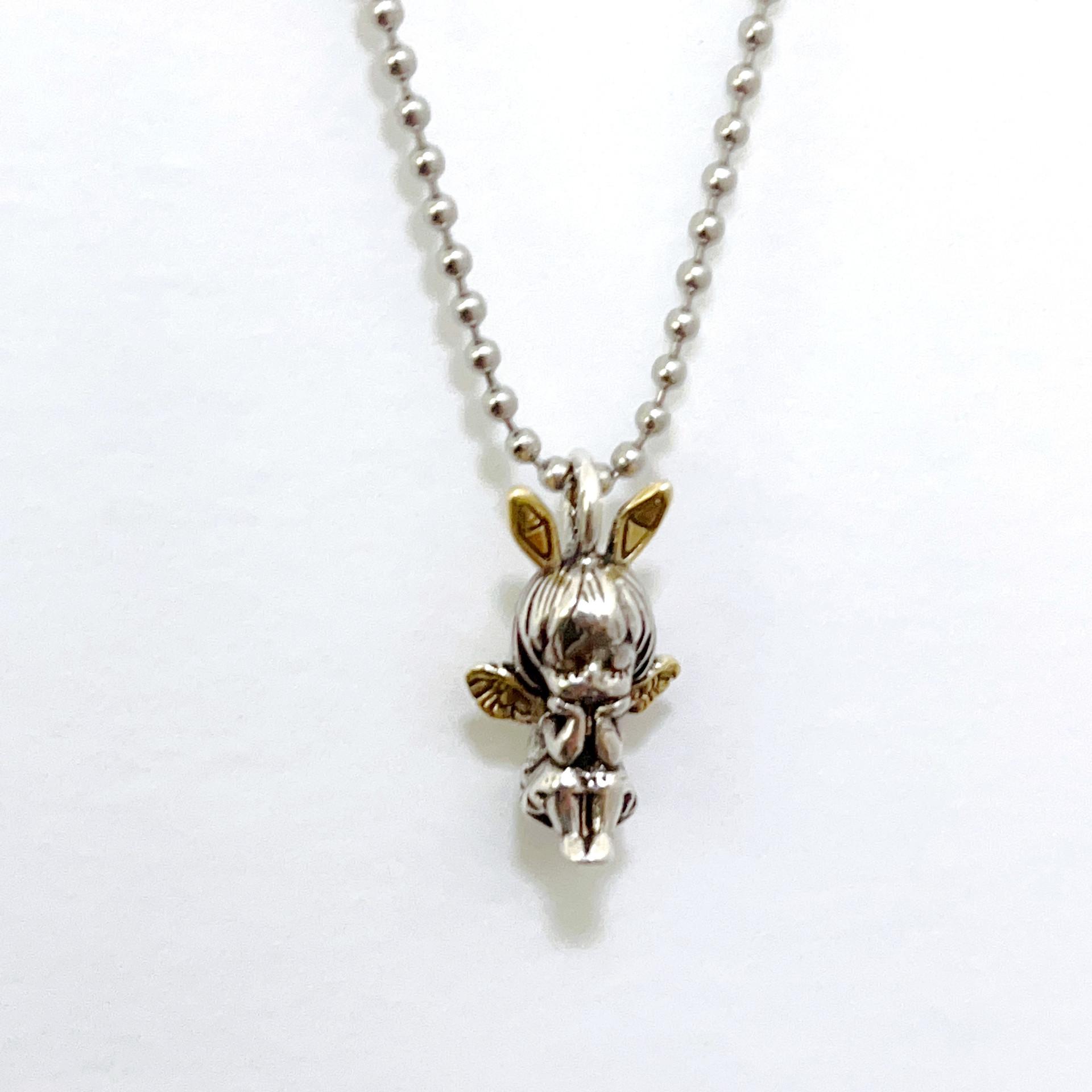 

Vintage Punk Cute Little Angel Pendant with Detailed Craftsmanship Pendant&50cmchain