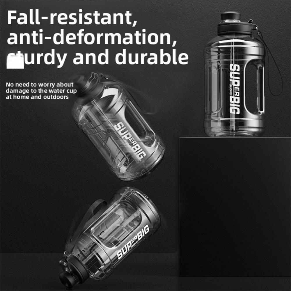 Stor Kapasitet Treningskopp Plast Menn Vannkittel Ny Sportsdrikkeflaske Gym