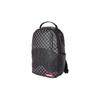 Sprayground Shark American Street Commuter Fashion Retro Checkerboard Backpack Unisex Backpack Black W0715710