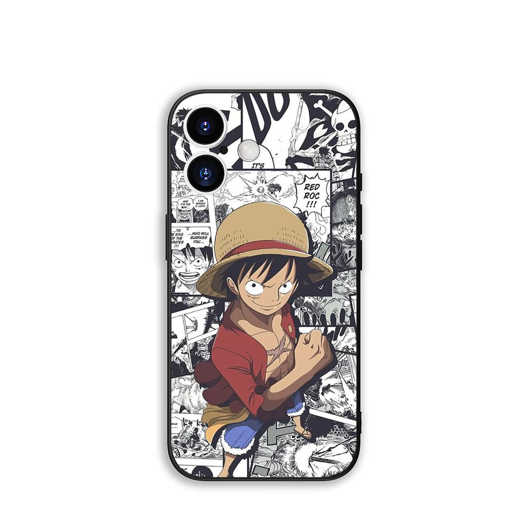 For Apple iPhone 17 16 15 11 Pro XS Max XR 6 7 8 Plus + SE 2020 5 16E Phone Cover Case ONE PIECE Zoro Luffy Anime