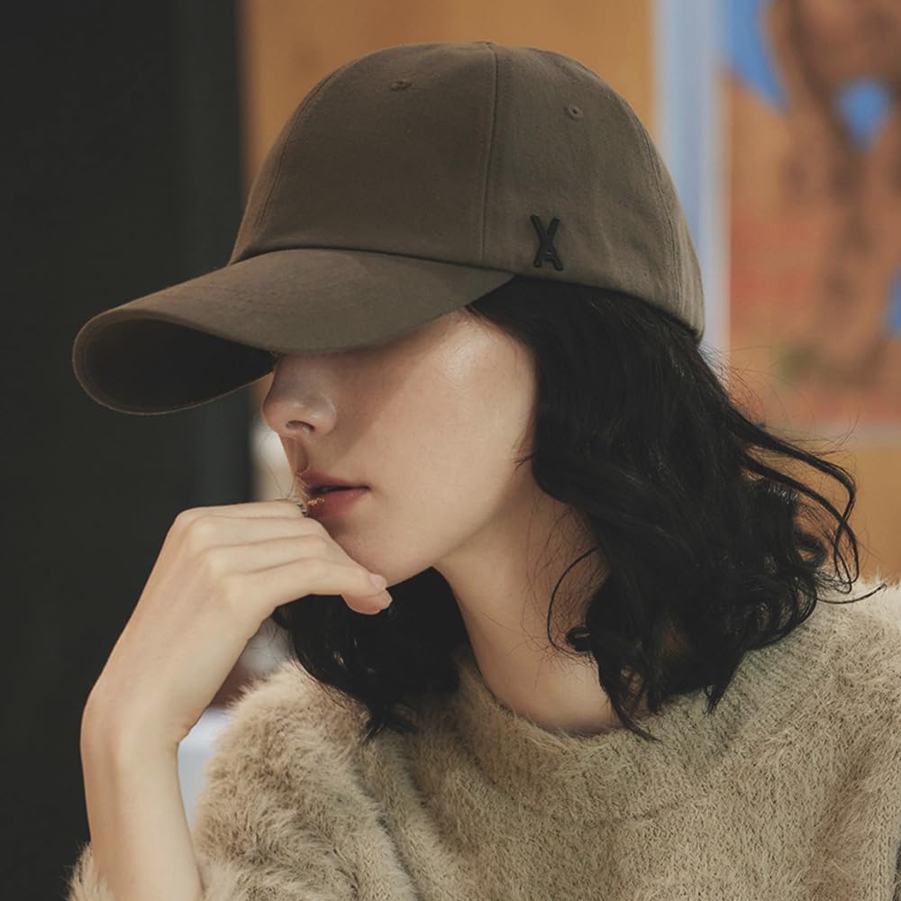 VA Black Stud Ball Cap Brown