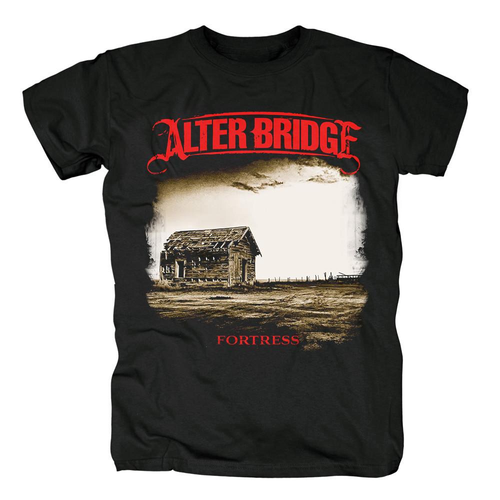 

New Alter Bridge Fortress Short Sleeve Cotton Black T Shirt S To 5XL Gift Unisex T-Shirt S разноцветный