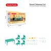 New Forest Animal Outdoor Station Wagon School Bus Set DIY Simulation Furniture Girl Play House Toys Kid Birthday Gift