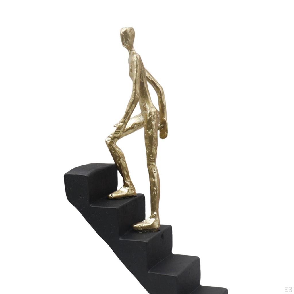 Climbing Ladder Statue Sculpture Collection Statuette Stairs Figurine Thinker