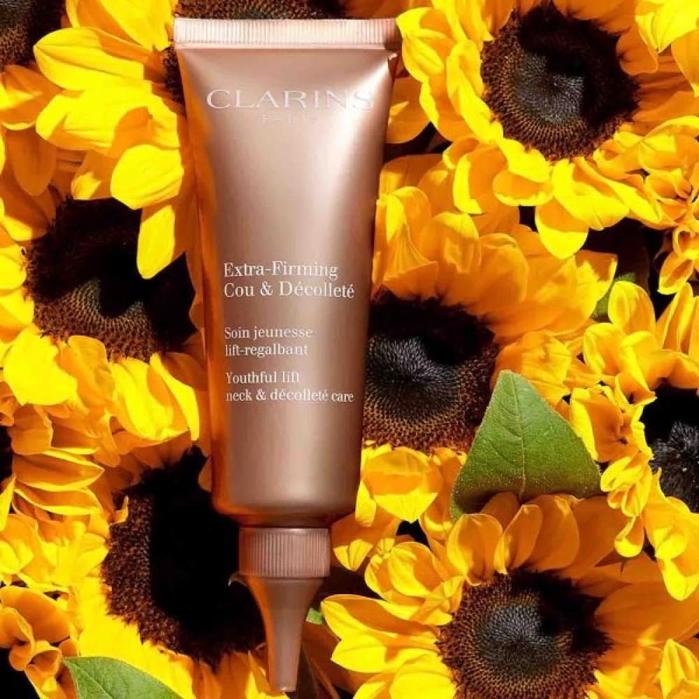 Clarins Extra Firming Neck Cream Set  +gift 3 Items  75ml