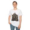 Wolf Castle Fortress Fantasy Medieval Gothic Mountain Unisex Softstyle T-Shirt