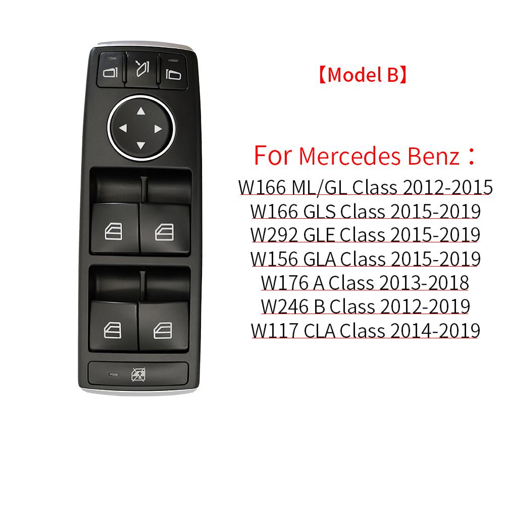 For Benz W166 W292 W463 Car Electric Power Master Window Switch Replacement For Mercedes ML GL GLE GLS G Class 1669054300